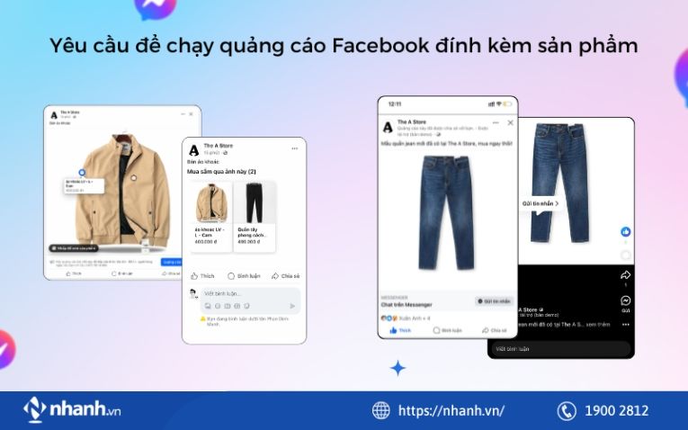 Yêu cầu để chạy quảng cáo Facebook đính kèm sản phẩm
